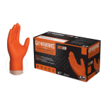 Ammex Disposable Nitrile Orange XXL Gloves - 8ML - 1 Box of 100 pairs